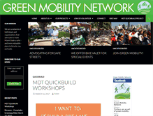 Tablet Screenshot of greenmobilitynetwork.org